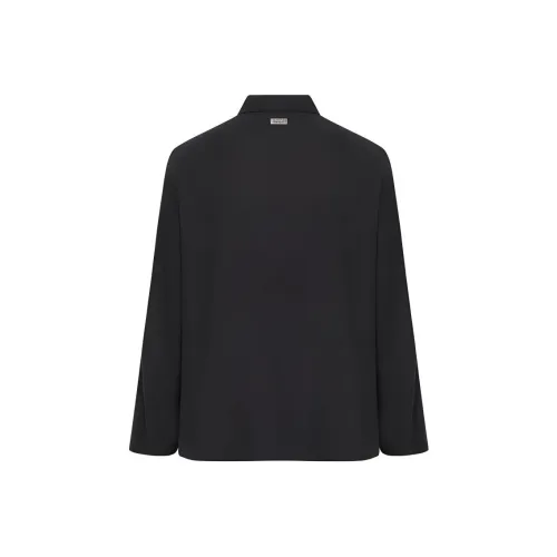 TEAM WANG FW24 CHOICES Collection Черная унисекс рубашка