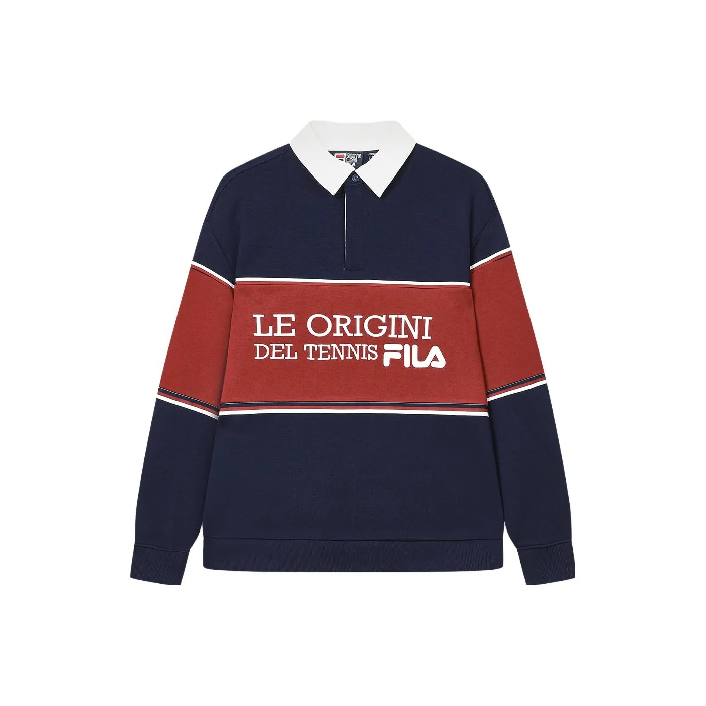 FILA Поло Мужское Темно-Тихий Синий