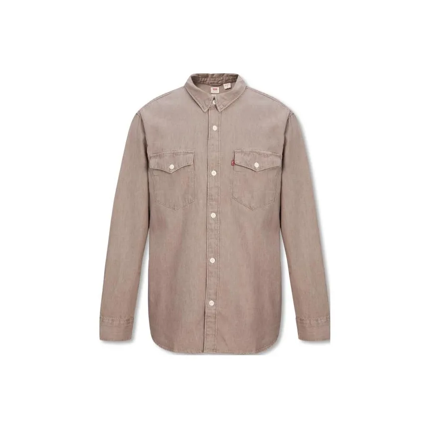 Levis Коричневые Мужские Рубашки