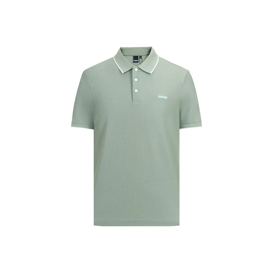 DANIEL HECHTER Поло Мужское Серый Зеленый