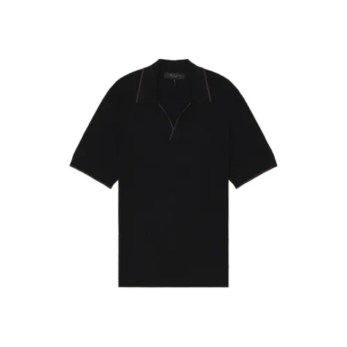 RAG&BONE Черный Мужской Поло