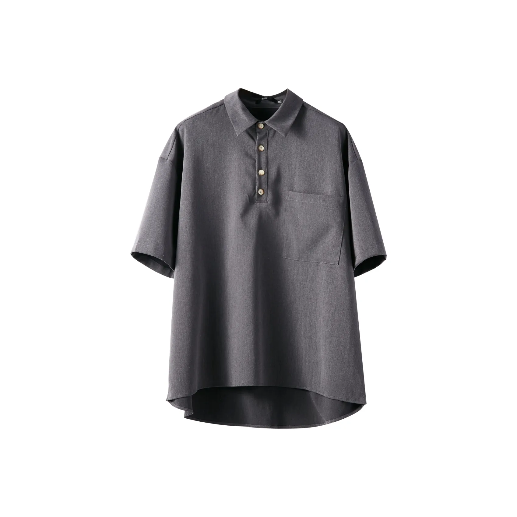 PINLI Серый Унисекс Рубашки