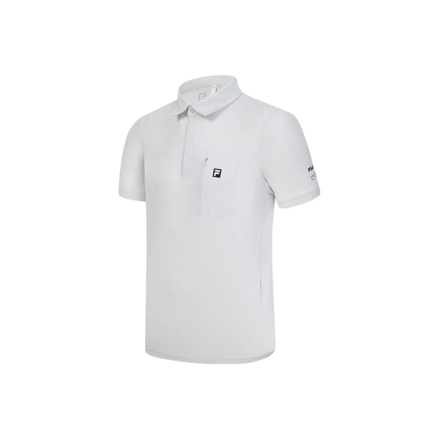 FILA Polo Shirt Men's Light Purple Gray