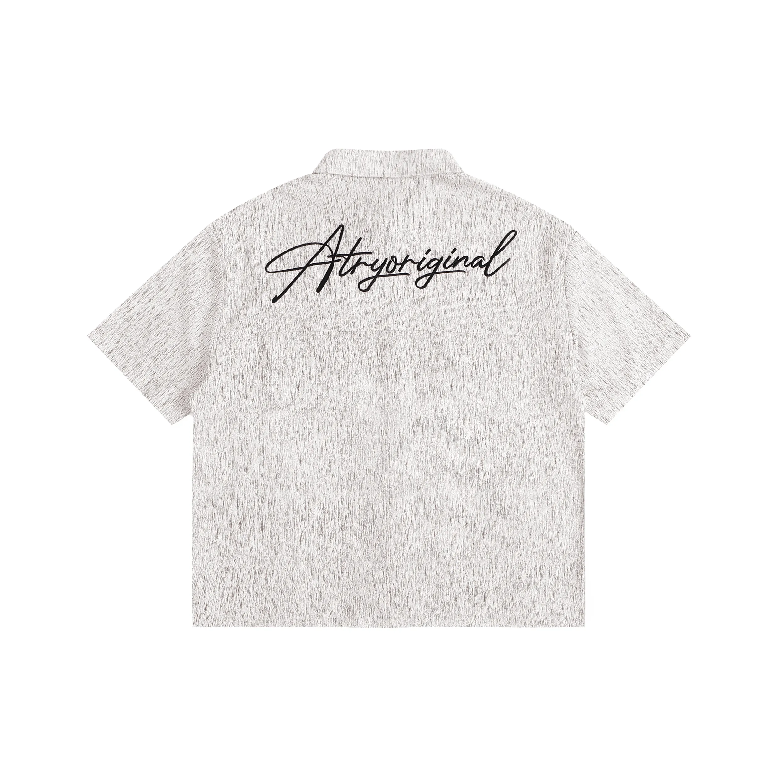 Atry Flower body LOGO series Белая унисекс рубашка