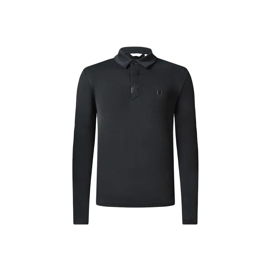 FILA Golf Series Polo Shirts Men's Pitch Black