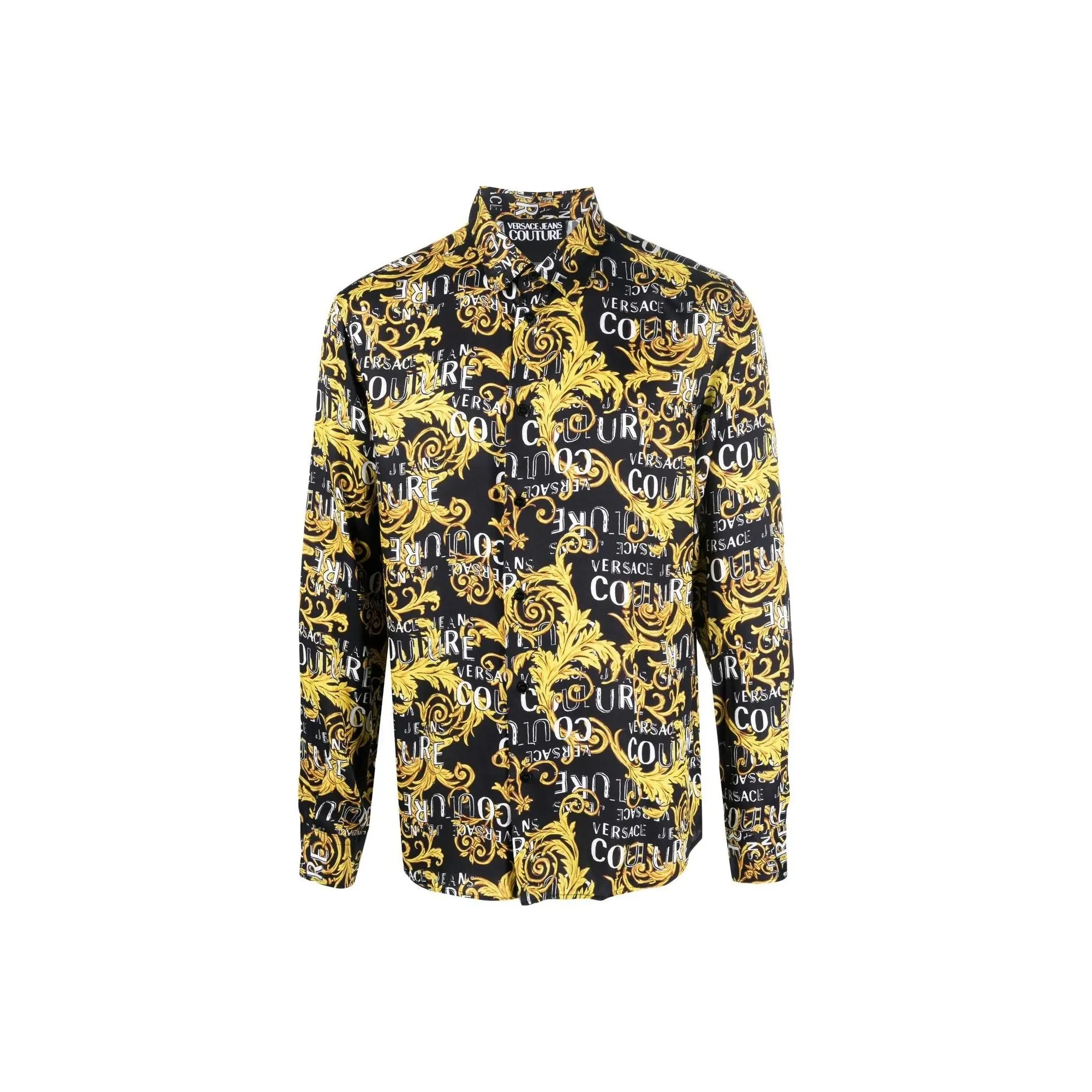 VERSACE JEANS COUTURE Logo Printed Buttoned Shirt