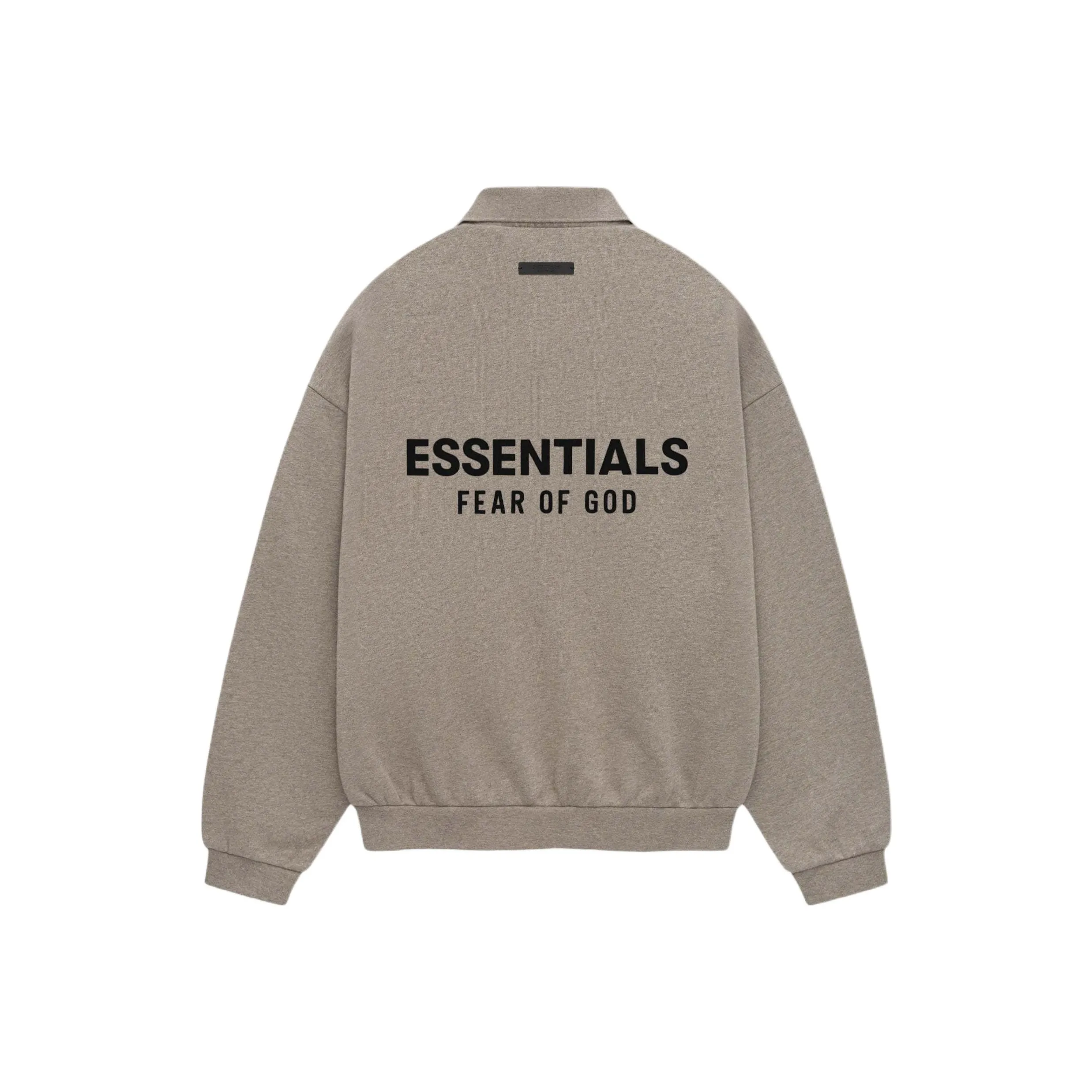Fear Of God Essentials Polo Shirts Men Dark Dusty Gray/HEATHER GRAY