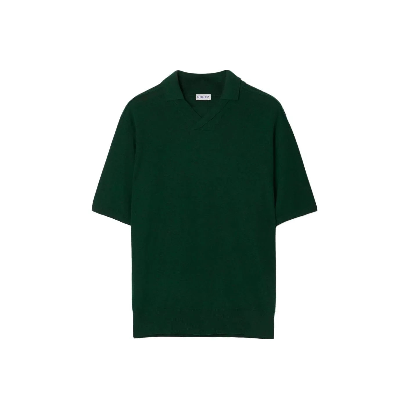 Burberry Поло Мужское Плющево-Зеленый