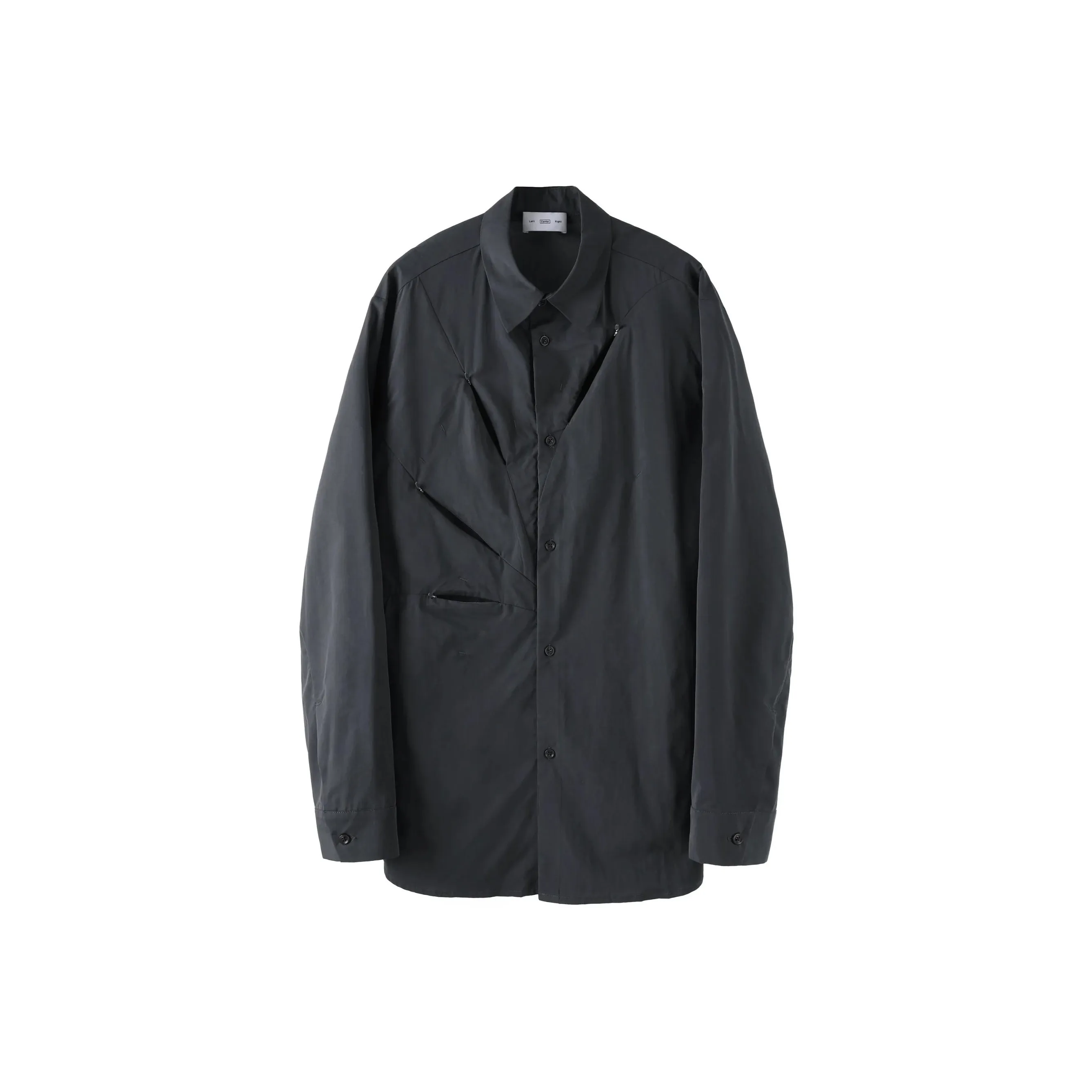 Post Archive Faction PAF Zipped Long-sleeve Shirt
