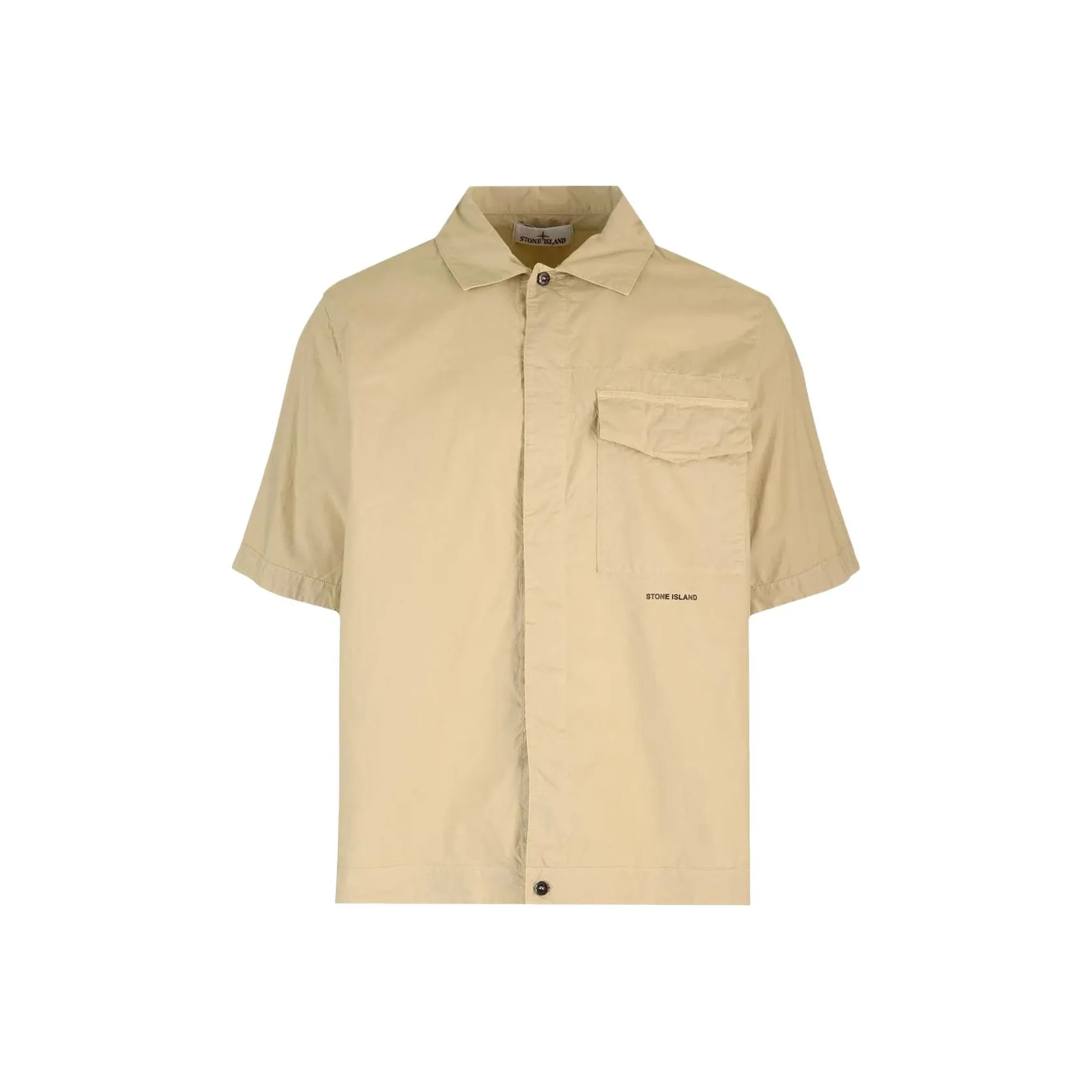 STONE ISLAND Хаки Мужские Рубашки