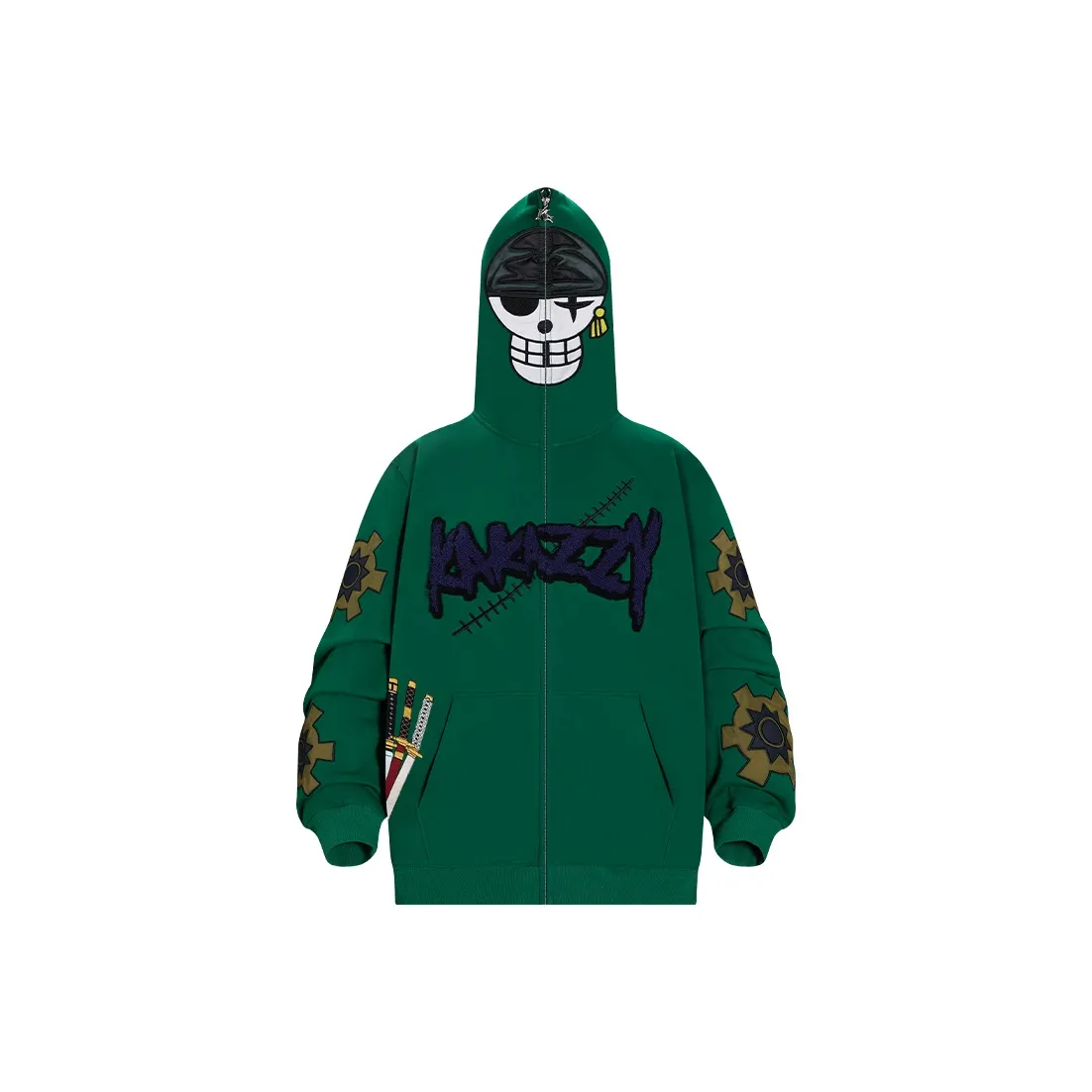 KAKAZZY Толстовка Унисекс Зеленый