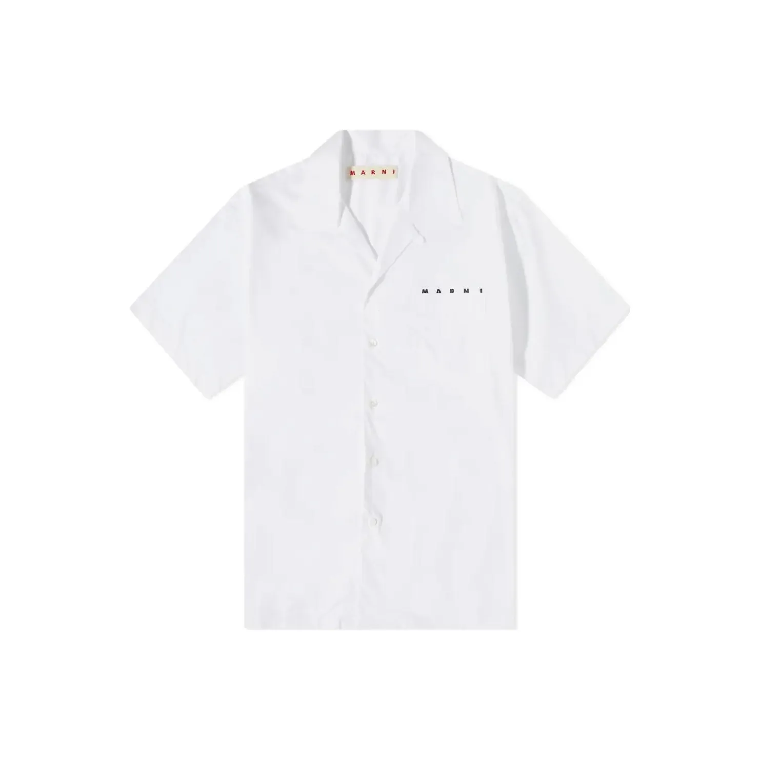 MARNI Boxy Fit Logo Bowling Shirt