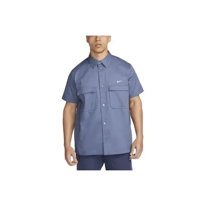 Nike Размытый Синий Мужские Рубашки