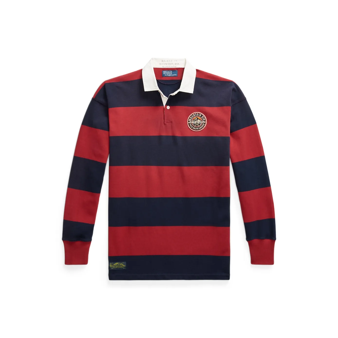 Polo Ralph Lauren Vintage Fit Striped Jersey Rugby Polo Shirt
