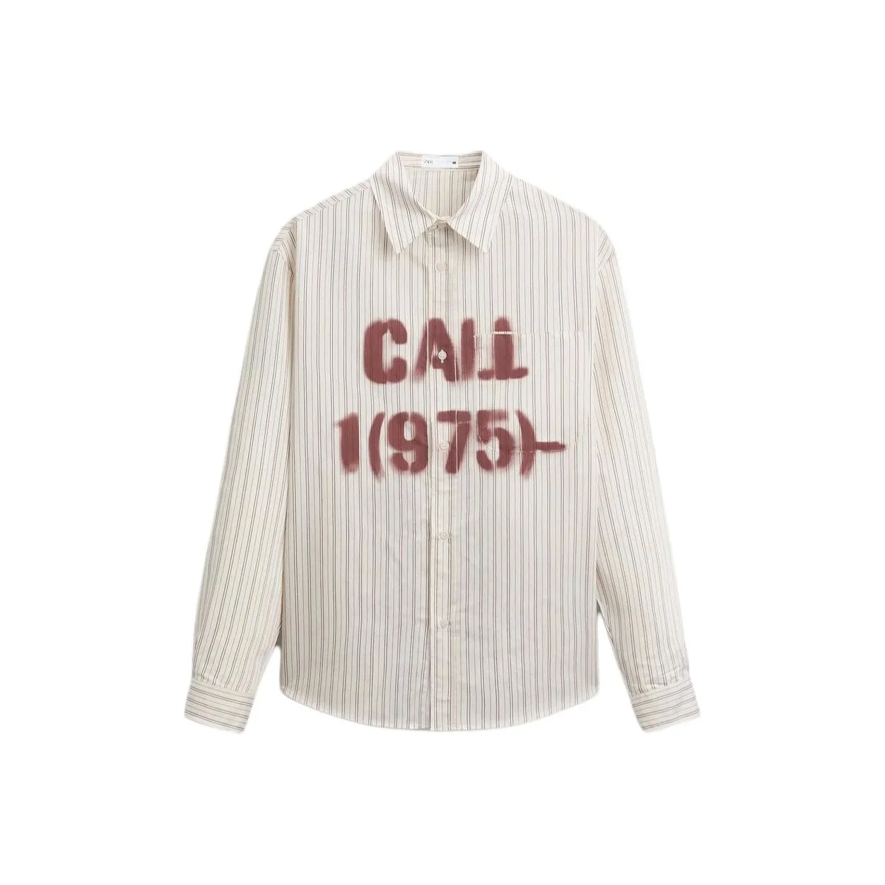 ZARA Бежевые Мужские Рубашки