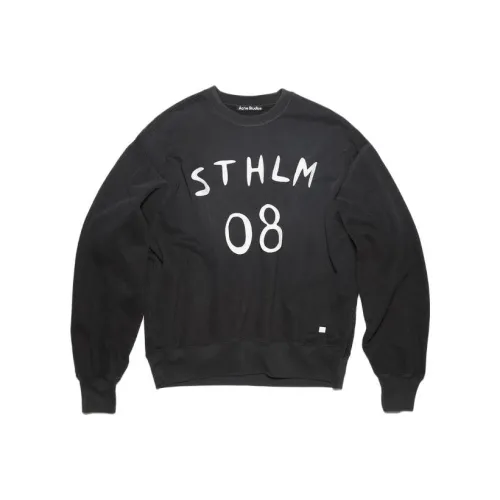 ACNE STUDIOS Meme Collection Черный Унисекс Свитшоты