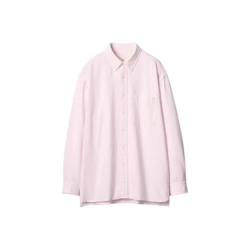 UNIQLO Розовые Унисекс Рубашки