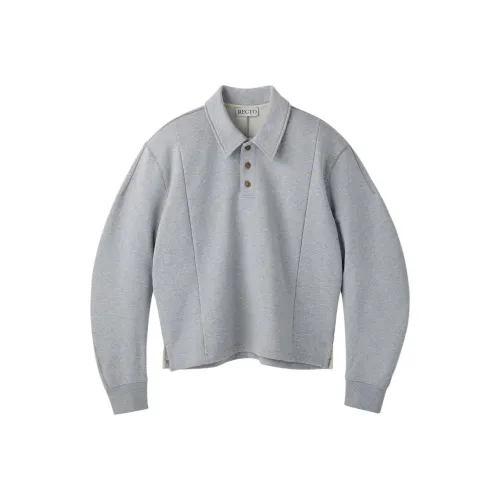 RECTO MELANGE GREY/Смешанный цвет Серый Мужское Поло