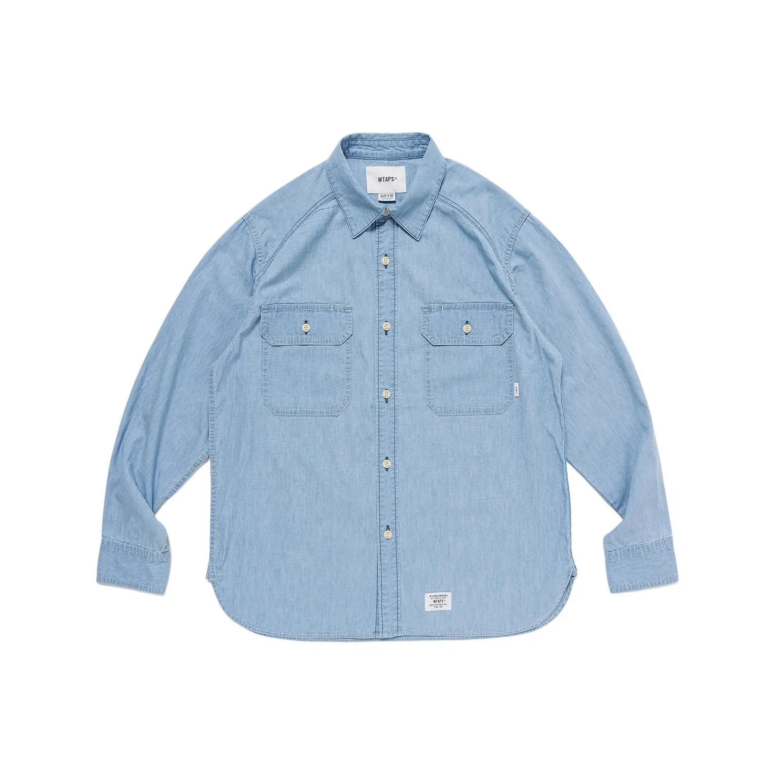 WTAPS FW24 Индиго Мужские Рубашки