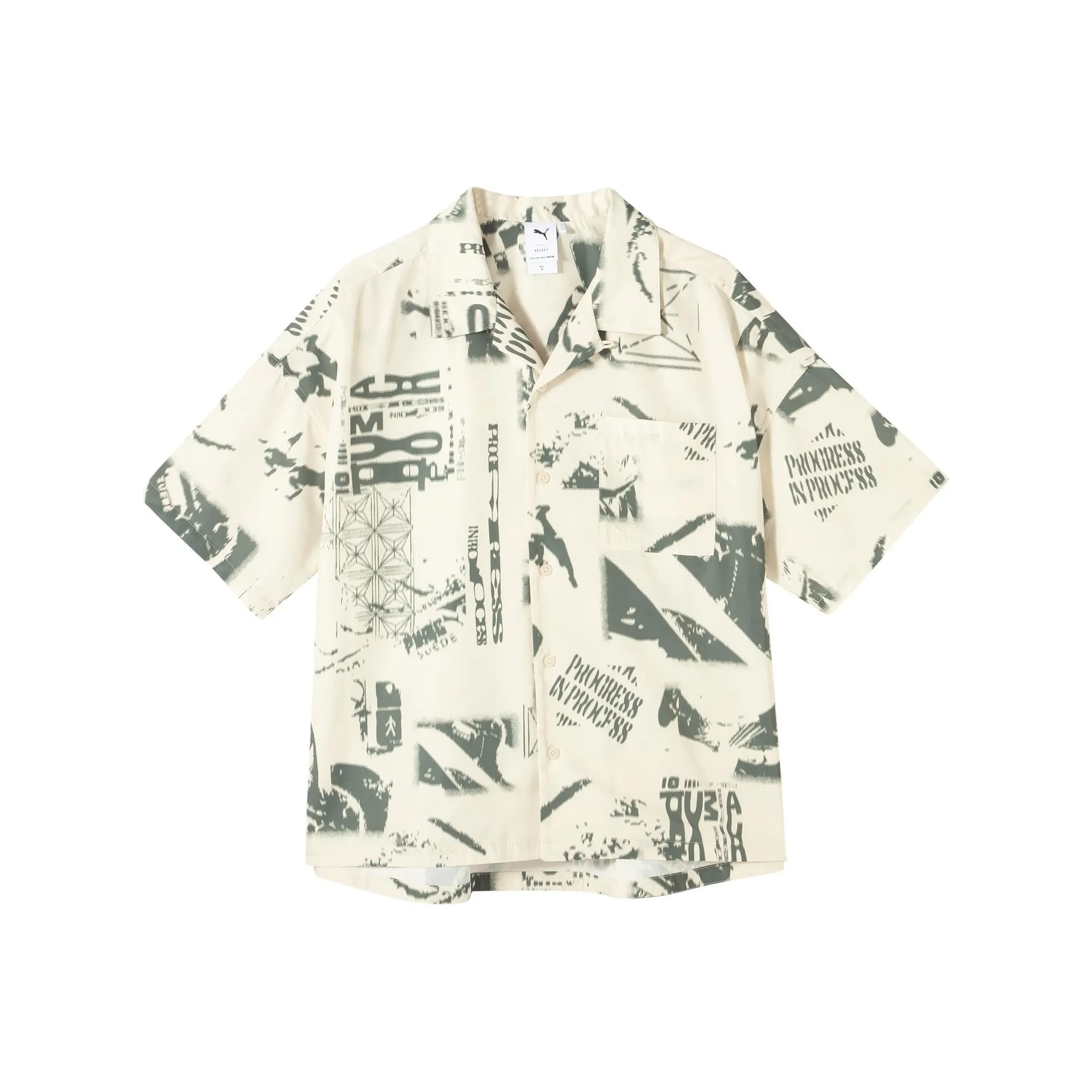 PUMA SS24 D AOPSHORTSLEEVE Shirt Unisex Snow