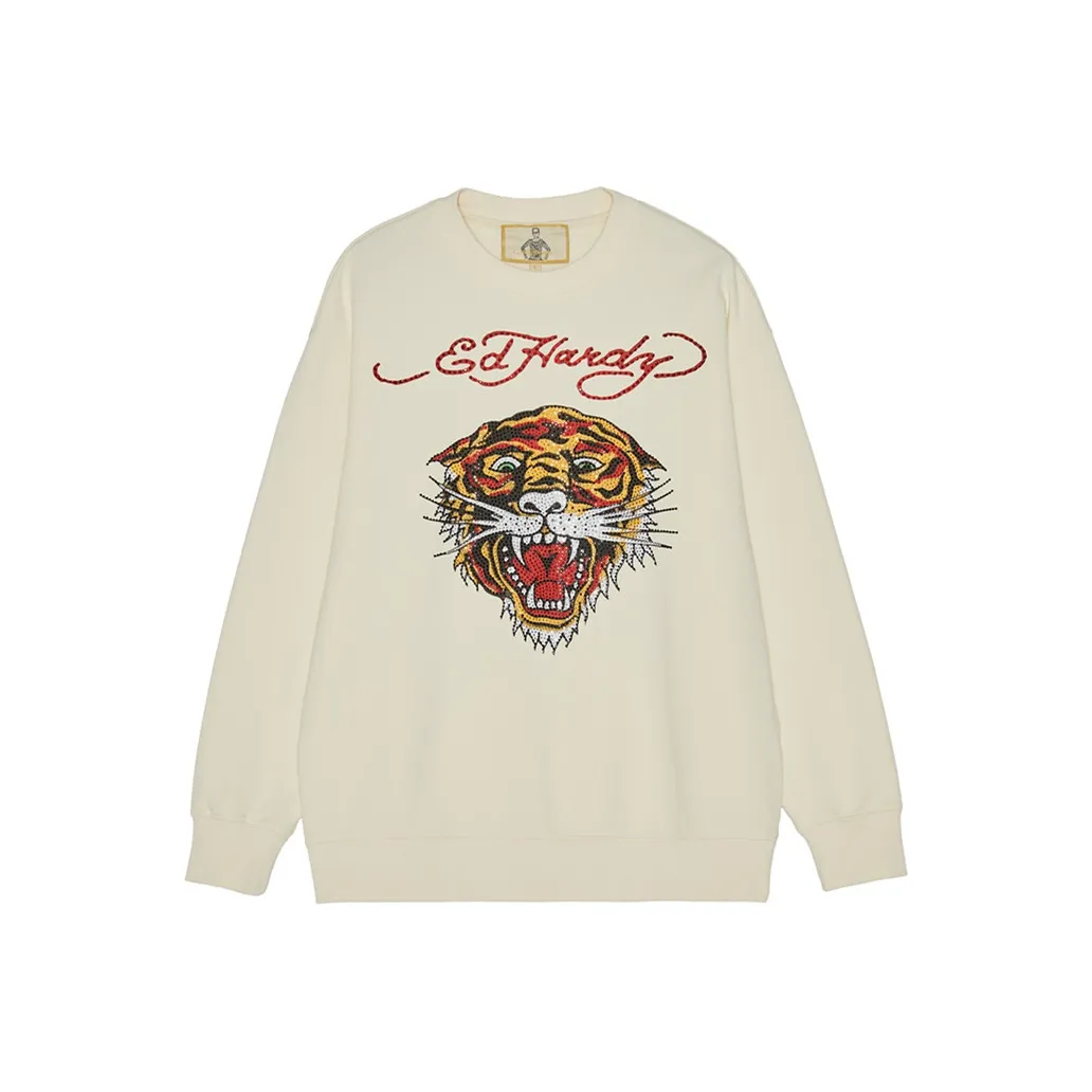 Ed Hardy Поло Мужское Айвори Белый