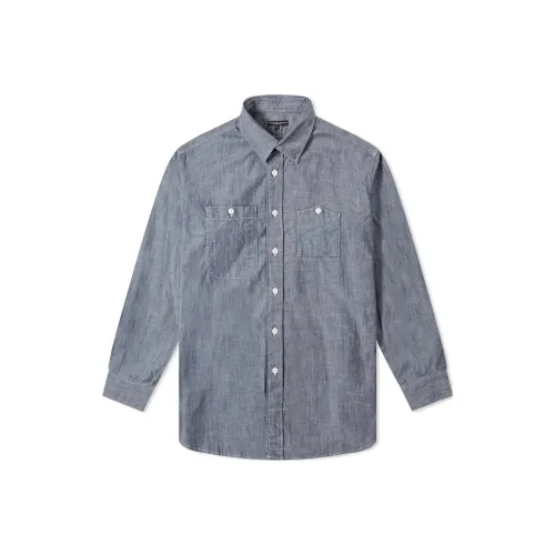 ENGINEERED GARMENTS Индиго Мужские Рубашки