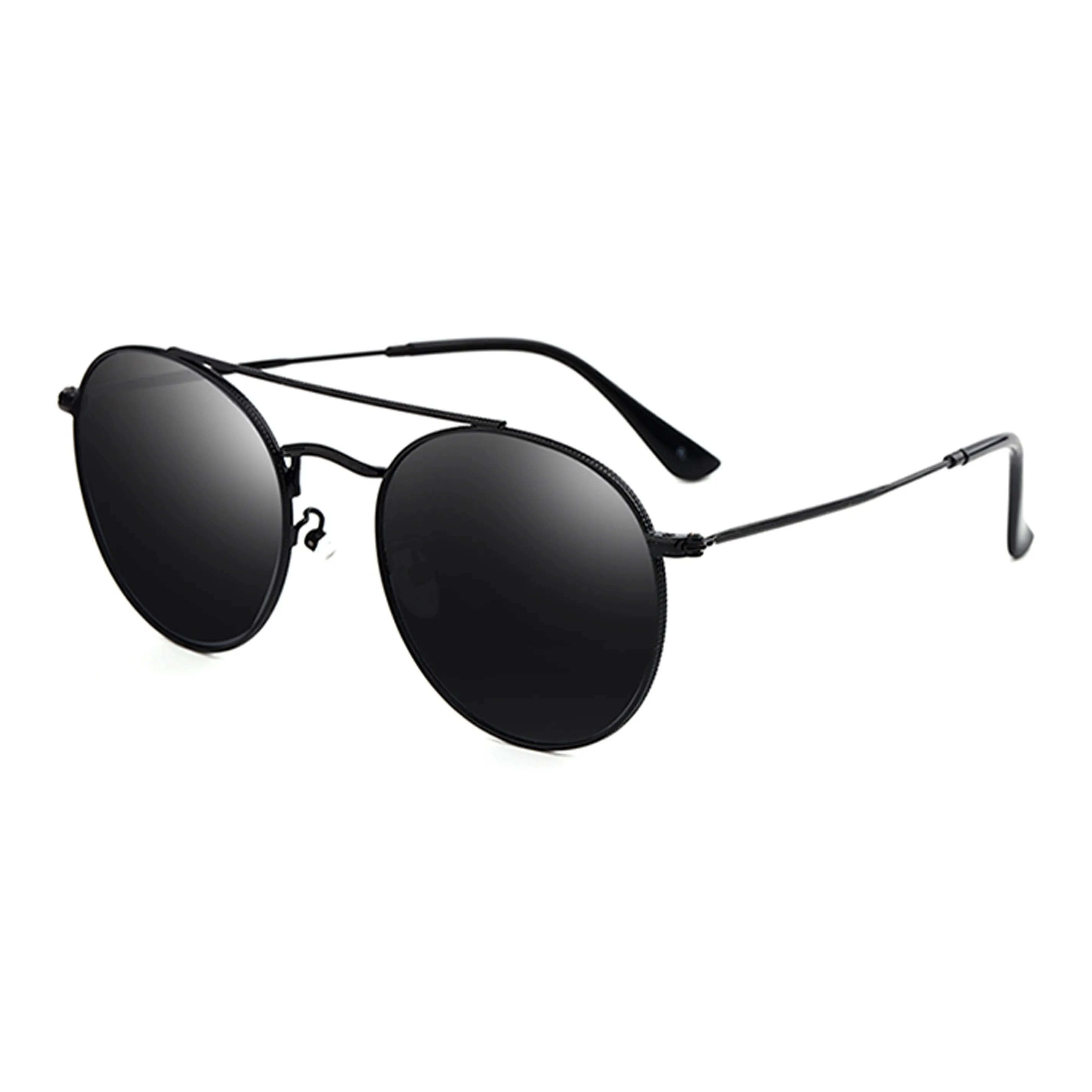 Wood Premium Alloy Sunglasses Unisex Black