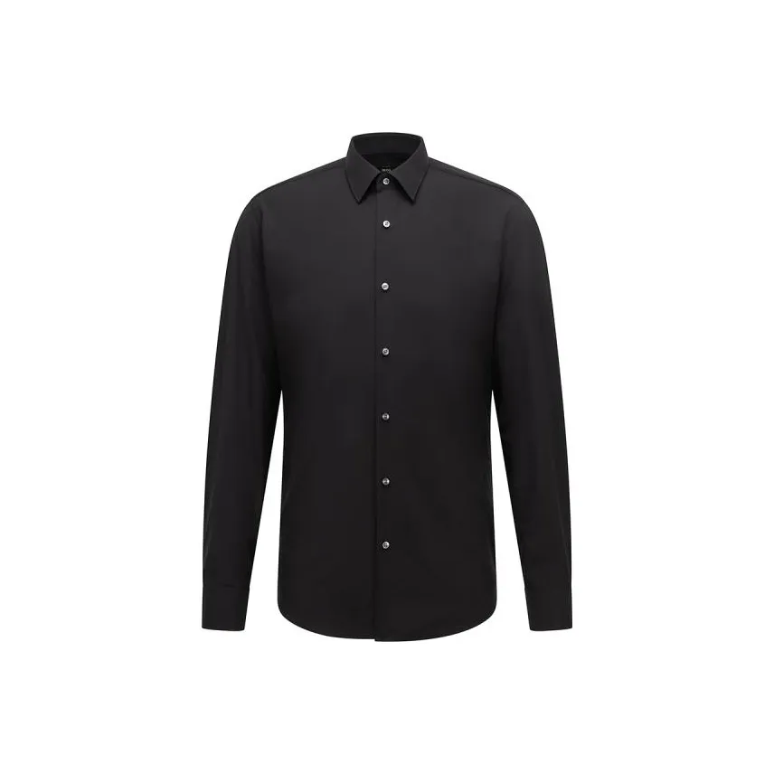 Hugo Boss Мужские Черные Рубашки
