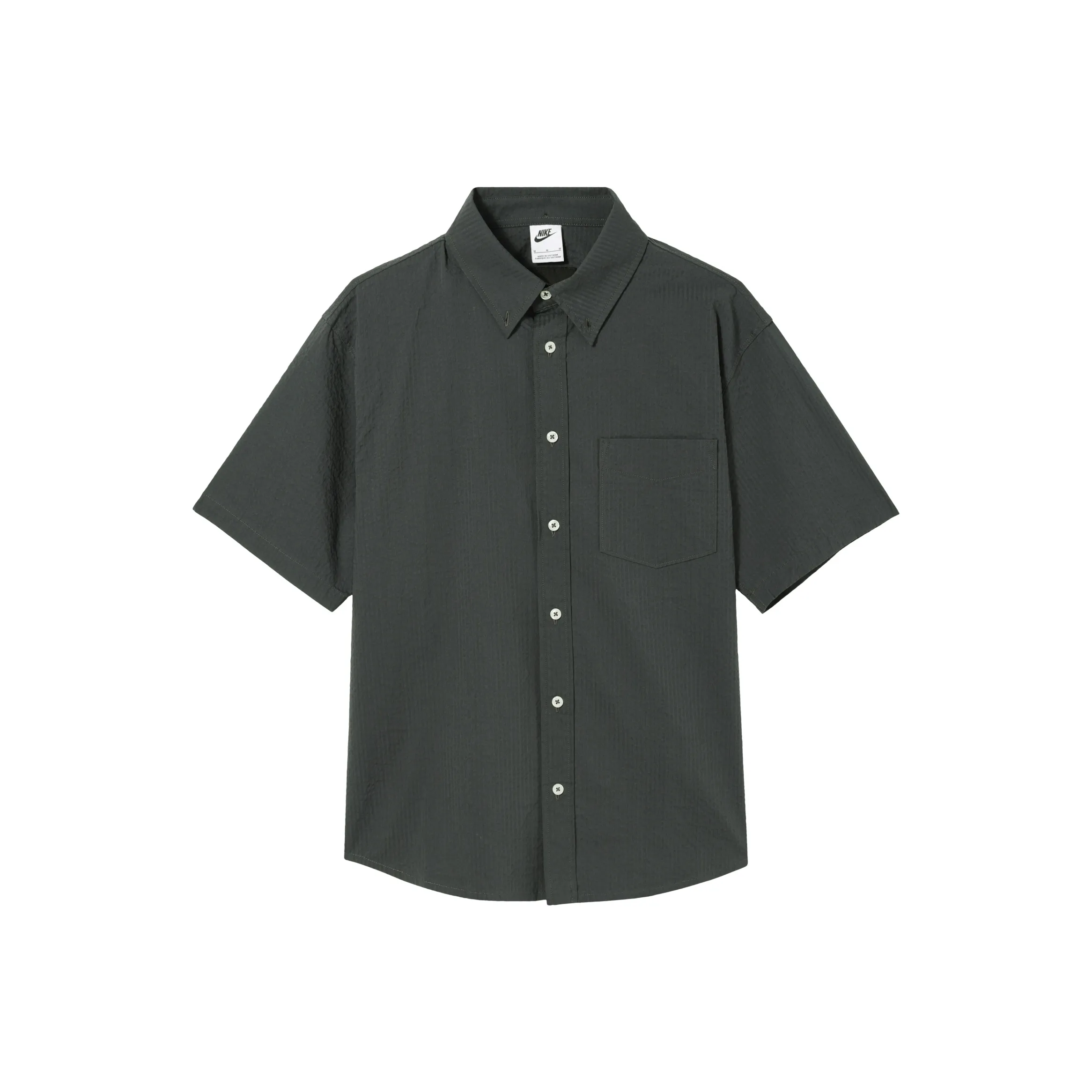 Nike SS24 Рубашка Мужская Угольный Черный