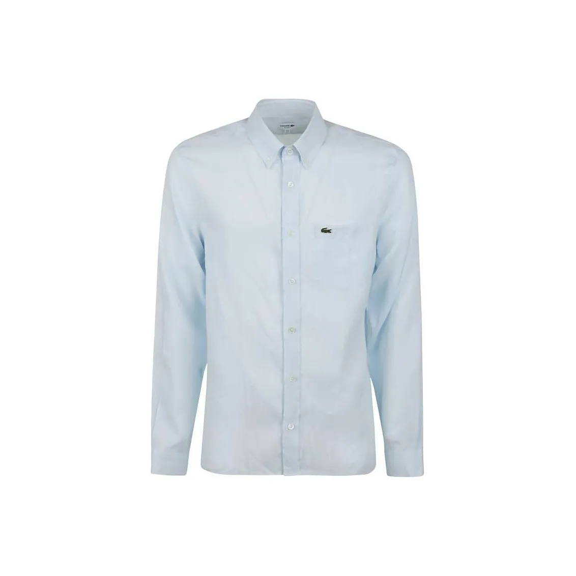 LACOSTE Logo Embroidered Button Up Shirt