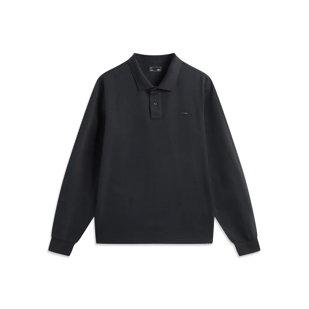 LINING Sports Life Collection Поло Мужское Черное