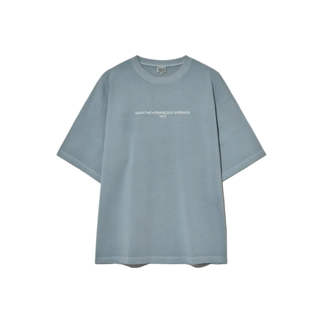 Marithe Francois Girbaud SS25 T Рубашка Унисекс Винтаж Синий