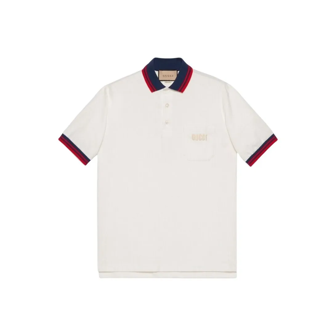 GUCCI Polo Shirts Men's White