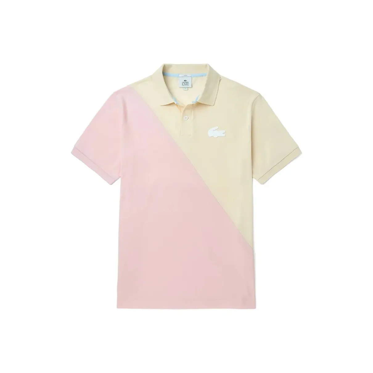 Поло LACOSTE Collaboration Унисекс Желтое