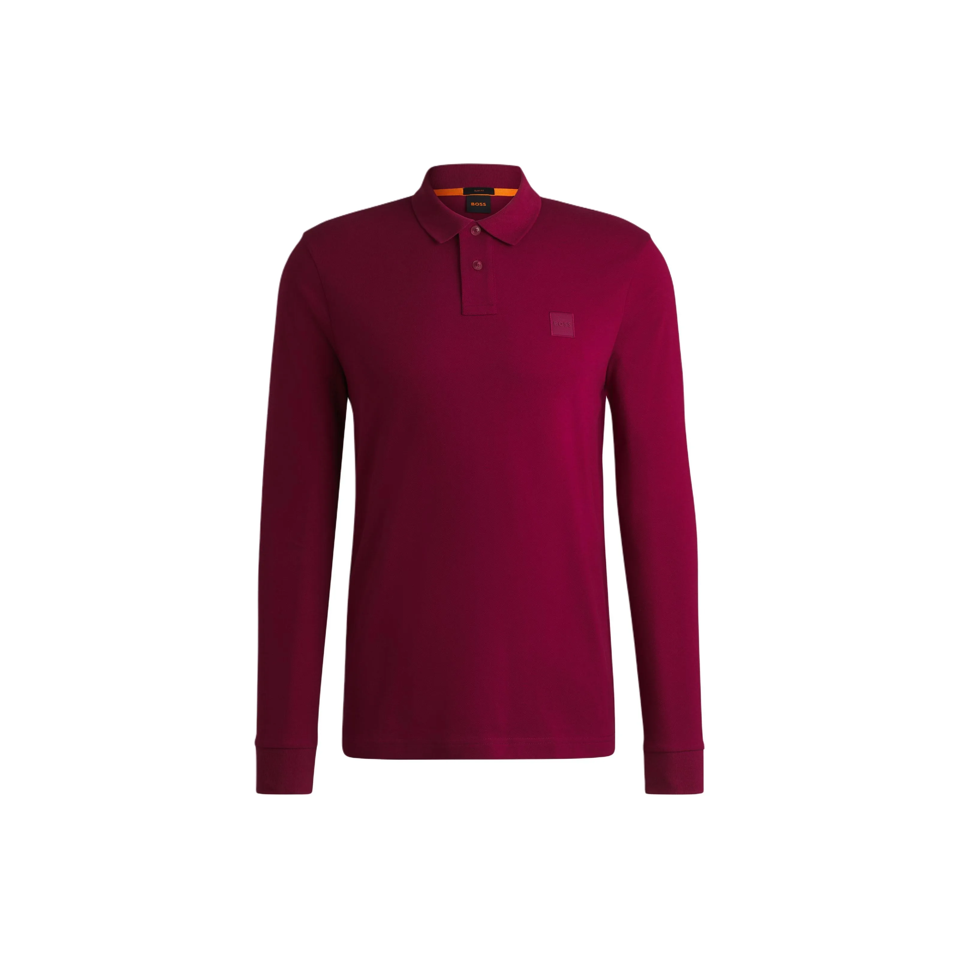 Hugo Boss FW24 Поло Мужское Темно-красное