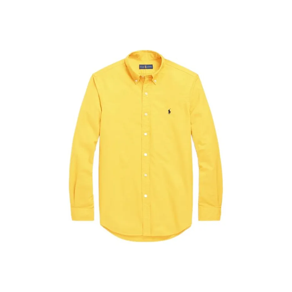 Polo Ralph Lauren Желтые Мужские Рубашки