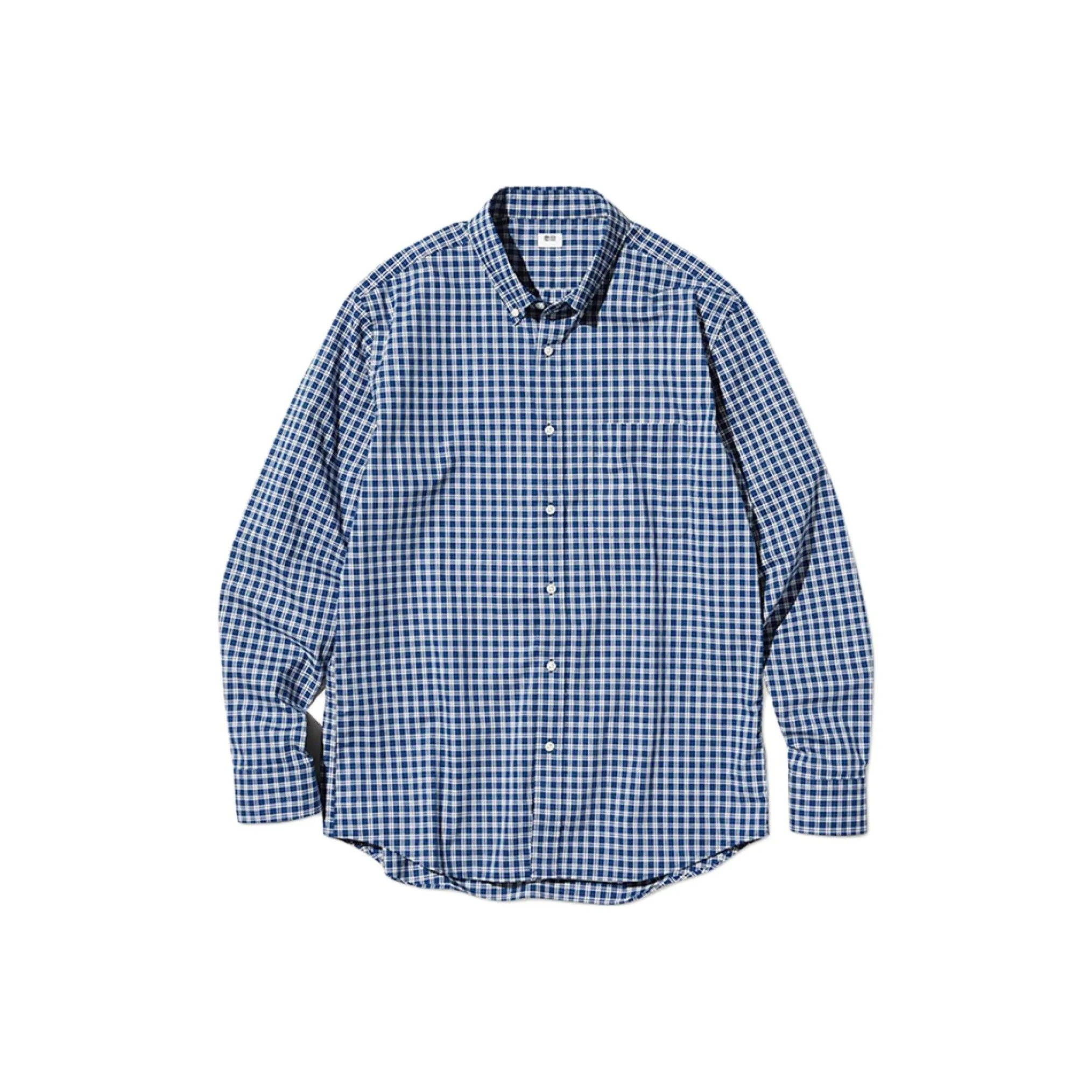 UNIQLO Озерно-голубой Унисекс Рубашки