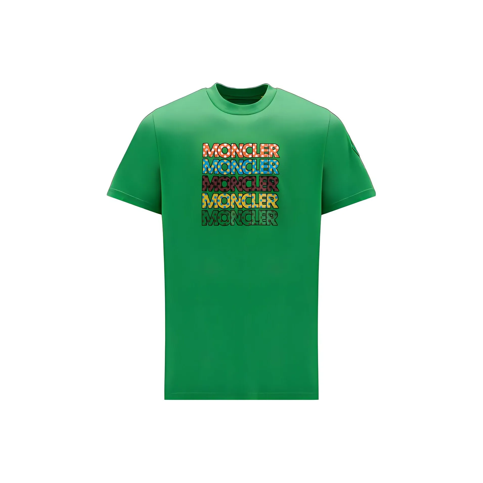 MONCLER FW22 T Рубашка Мужская Зеленая