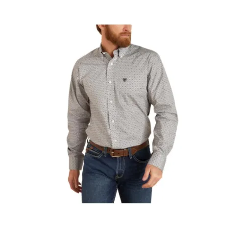 ARIAT Серые Мужские Рубашки