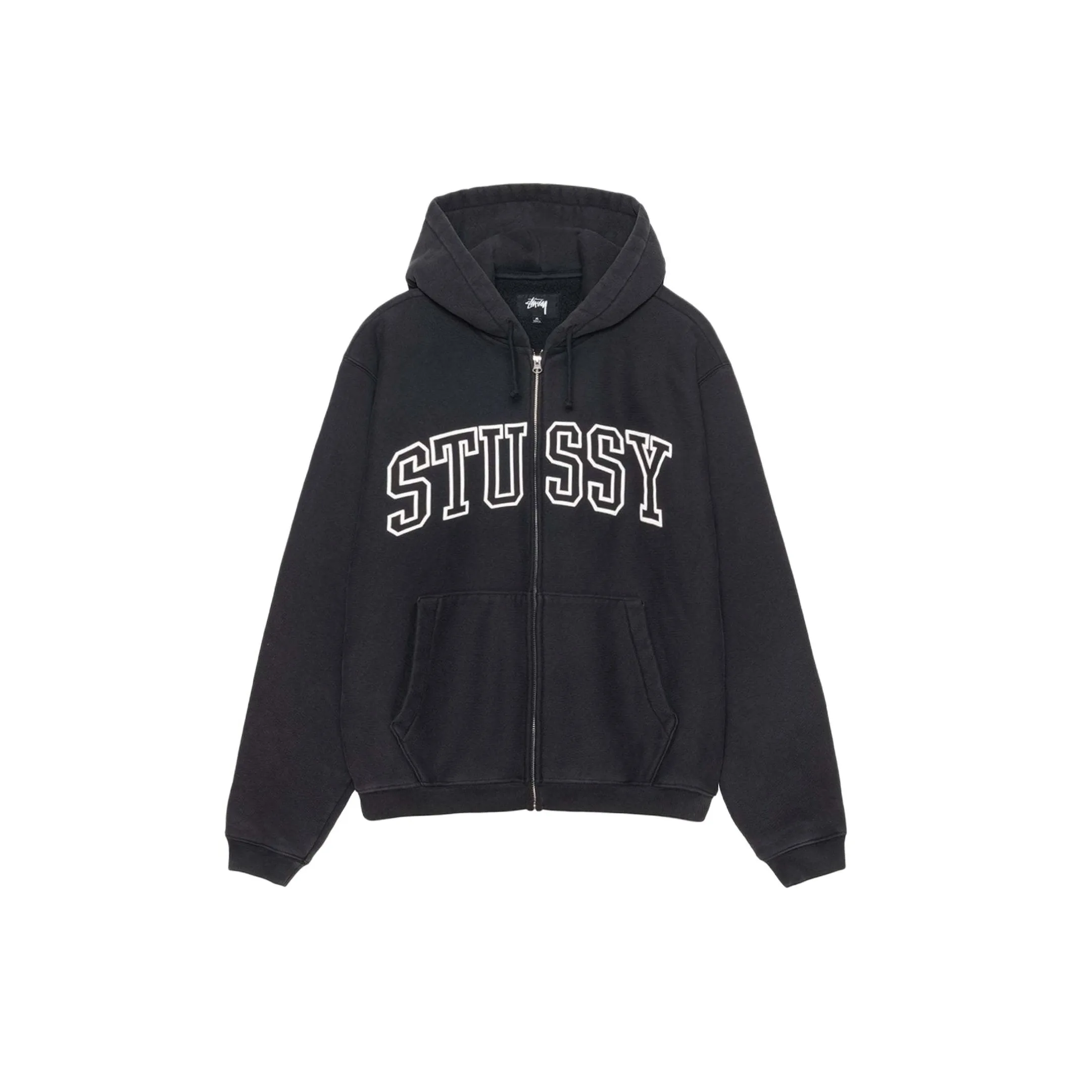 Stussy 2024 Summer Collection SS24 OUTLINE ZIP Толстовка Summer Collection Толстовка Унисекс