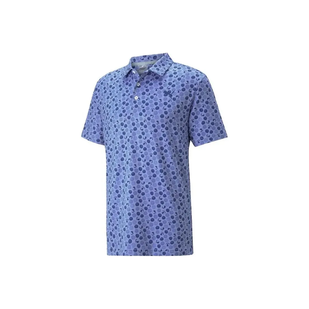 PUMA Golf Polo Shirts Men's Bright Purple