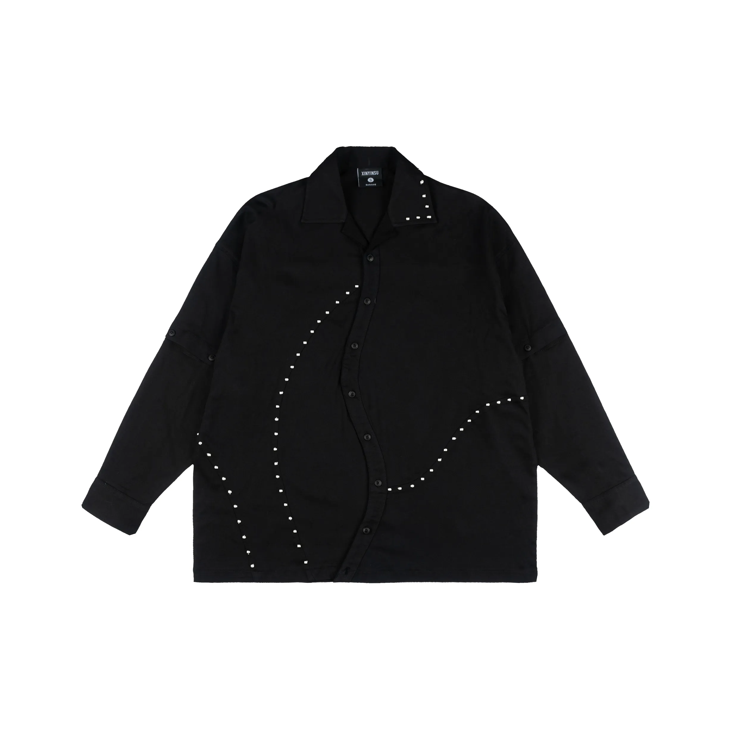 XINYINSU Shirts Unisex Black