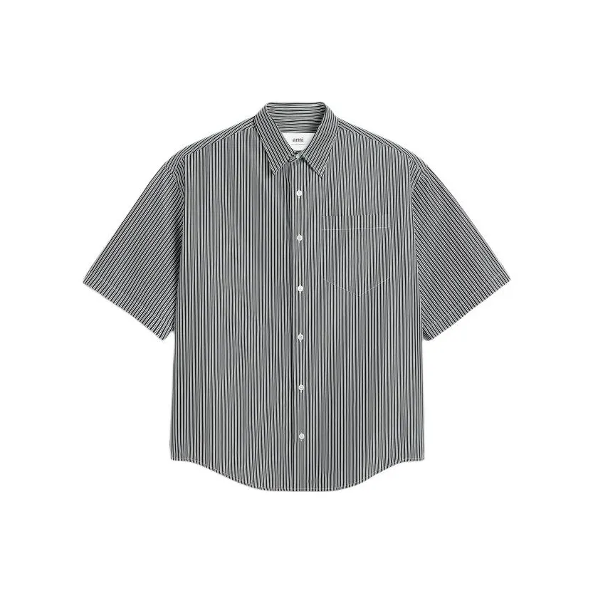 AMIPARIS SS24 Рубашка Мужская Черная