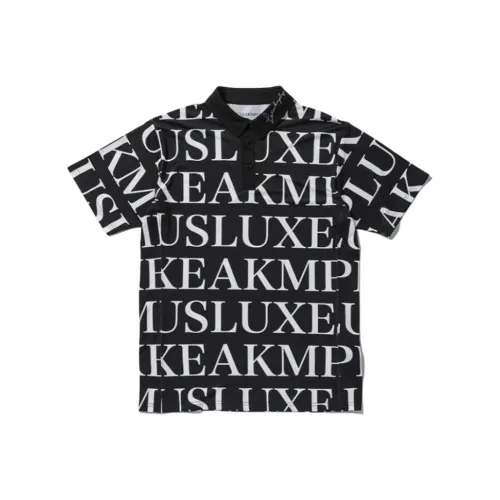 Luxeakmplus Черный Мужское Поло