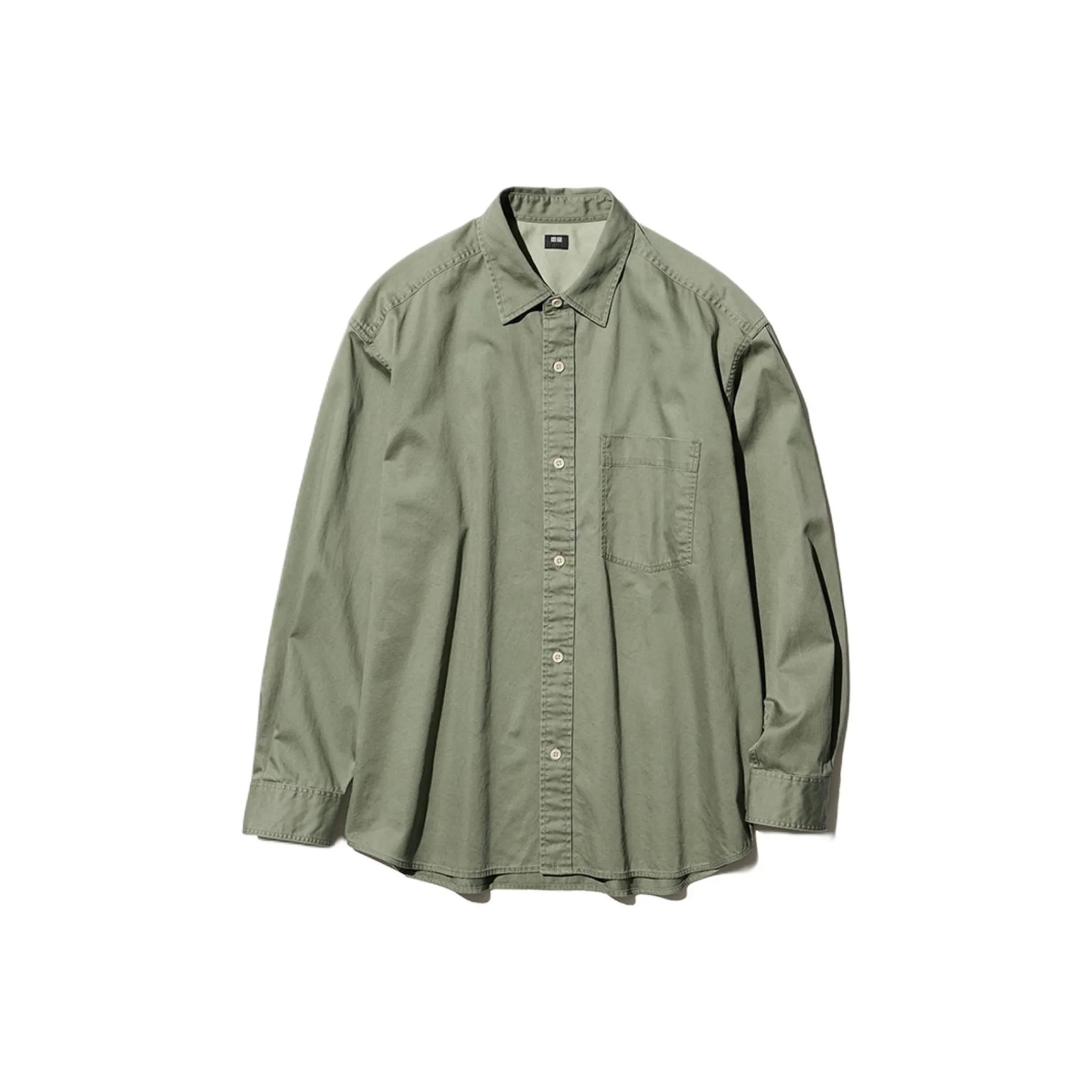 UNIQLO Оливковые Мужские Рубашки