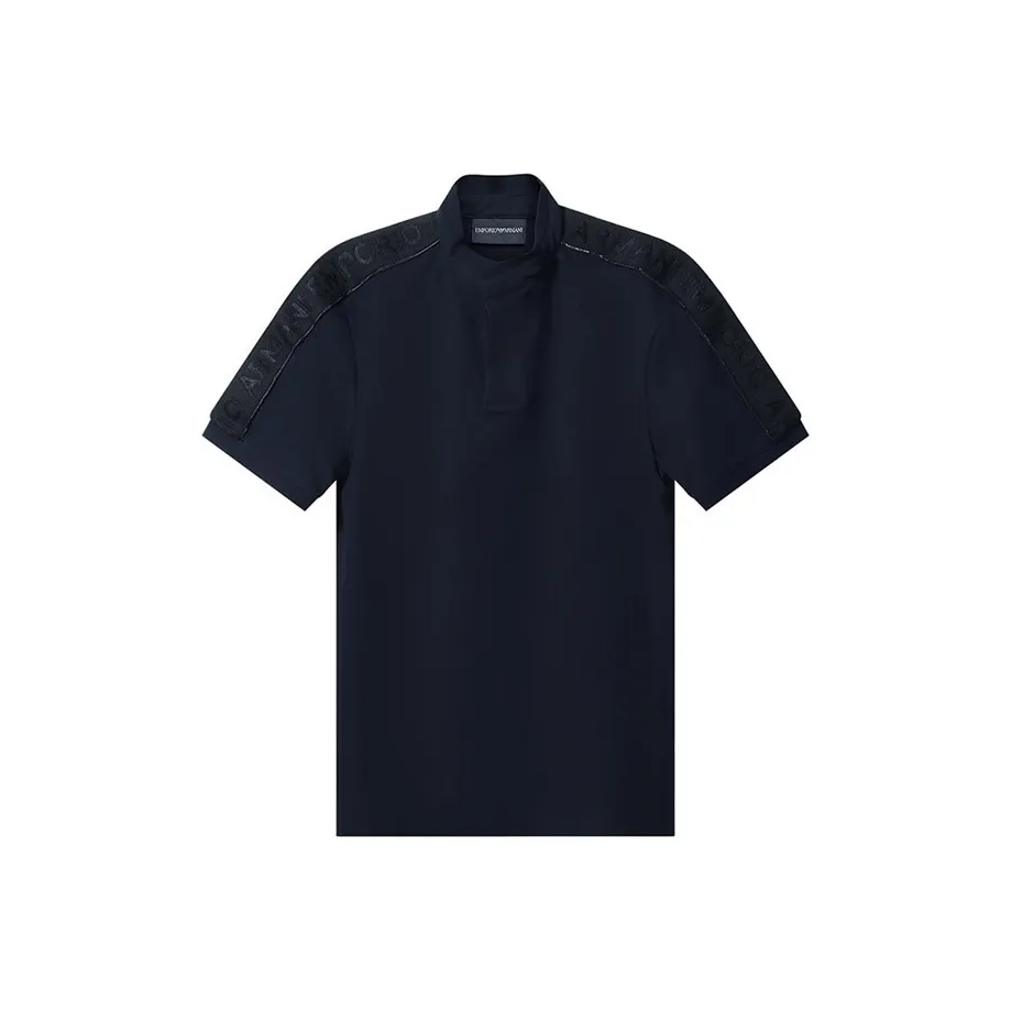 EMPORIO ARMANI SS23 Поло Мужское Морской Синий