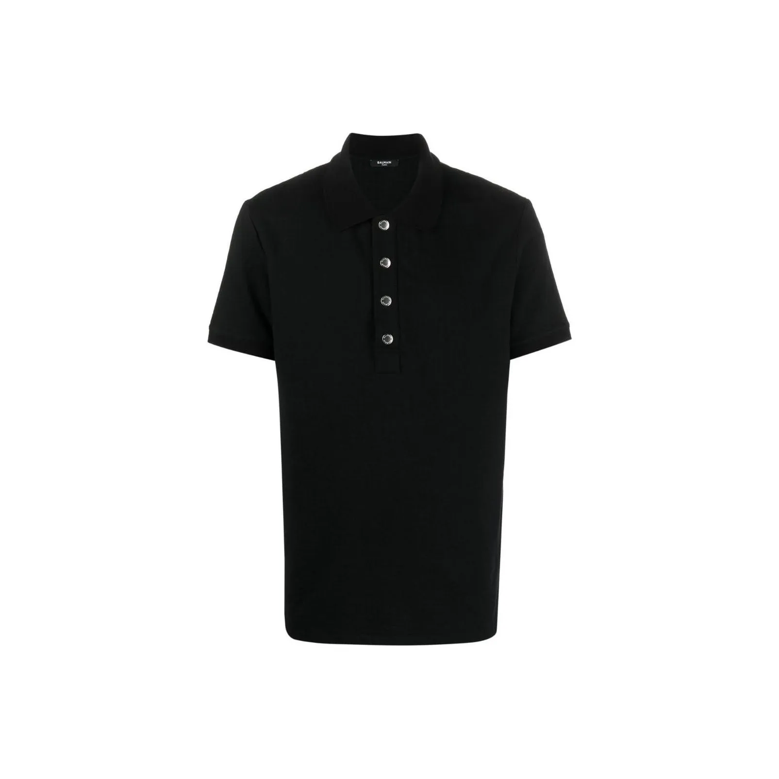 BALMAIN SS23 Polo Shirt Men's Black