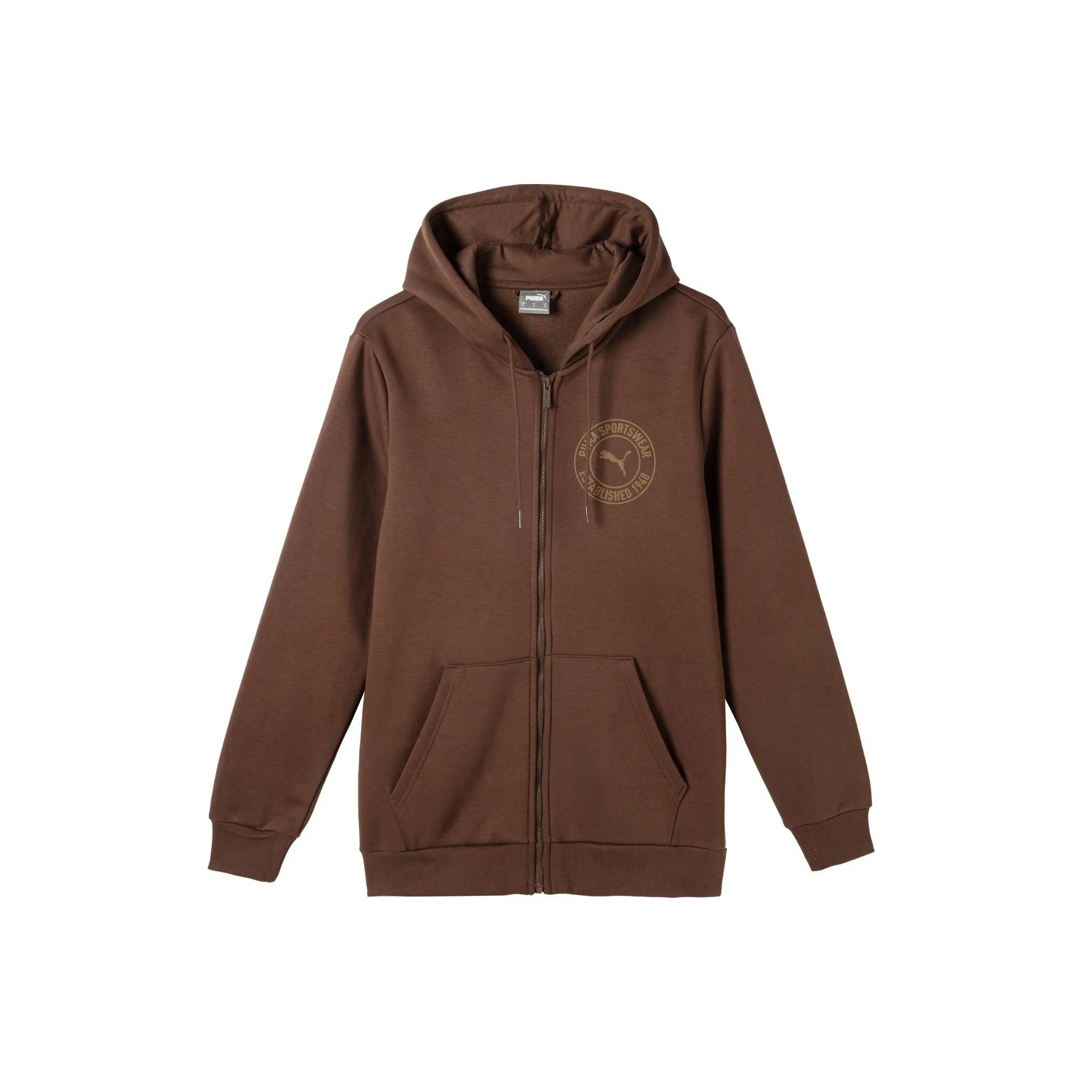 PUMA Tonal SPORTSWEAR HOODIE Толстовка Мужская Кофейно-Коричневый