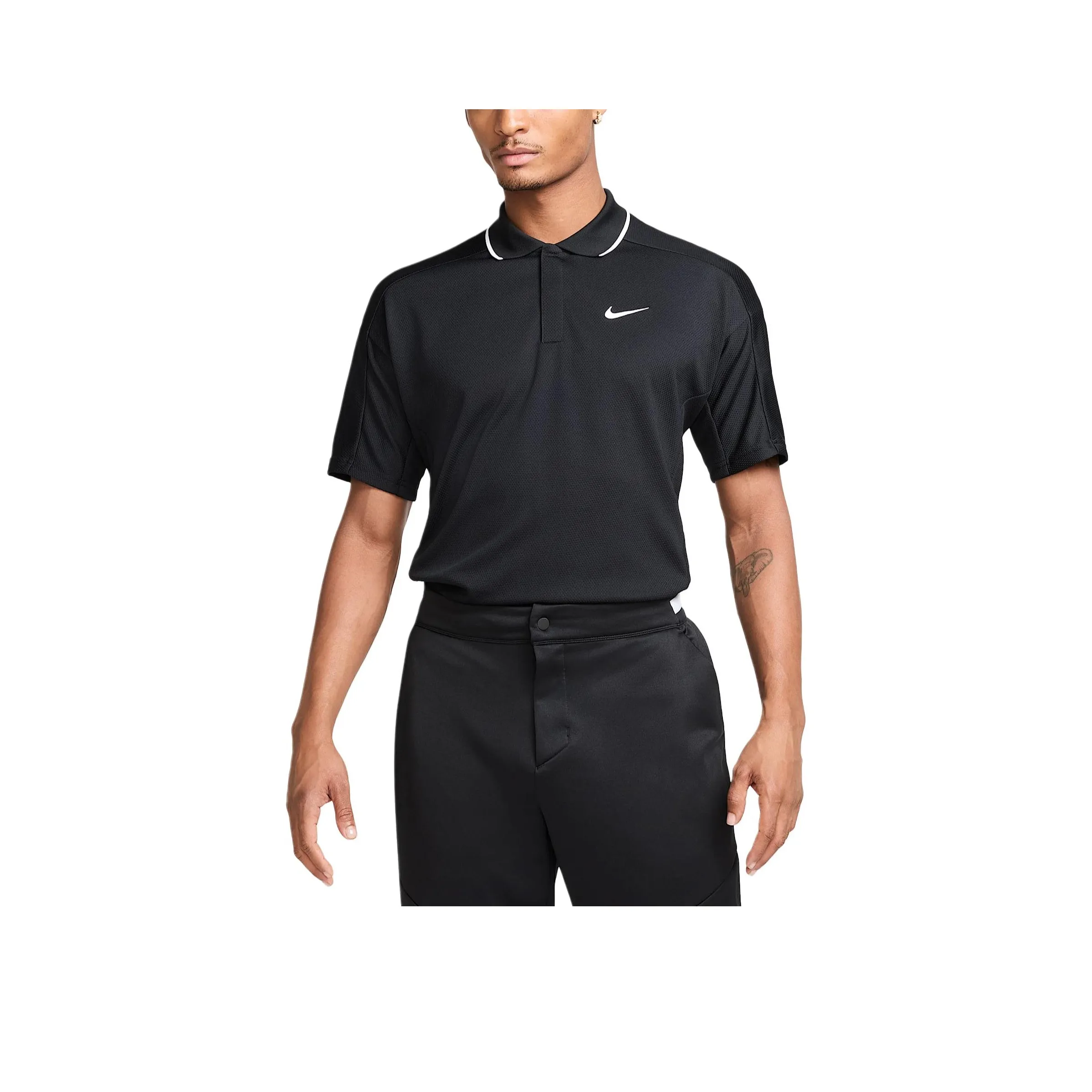 Nike Dri-Fit Polo Shirts Men Black