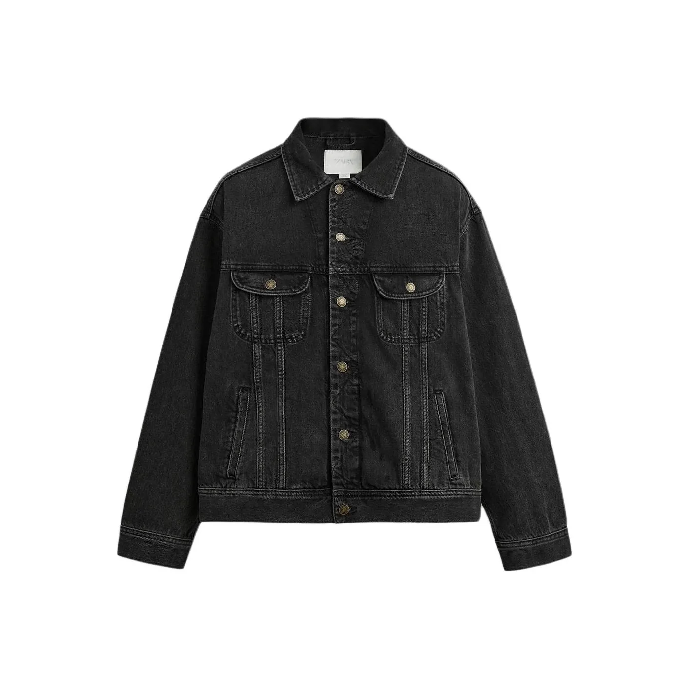 ZARA Черные Мужские Джинсовые Куртки